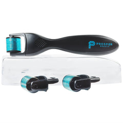 DERMAROLL BLACK by Prosper Beauty (5 Piece Microneedle Derma Roller Kit 0.25mm)