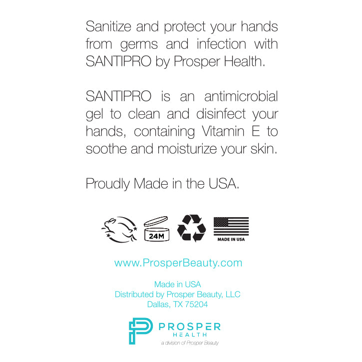 SANTI+PRO by Prosper Health (Hand Sanitizer - 2 Bottles)