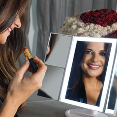 LIT by Prosper Beauty (LED Panoramic Vanity Mirror - White)