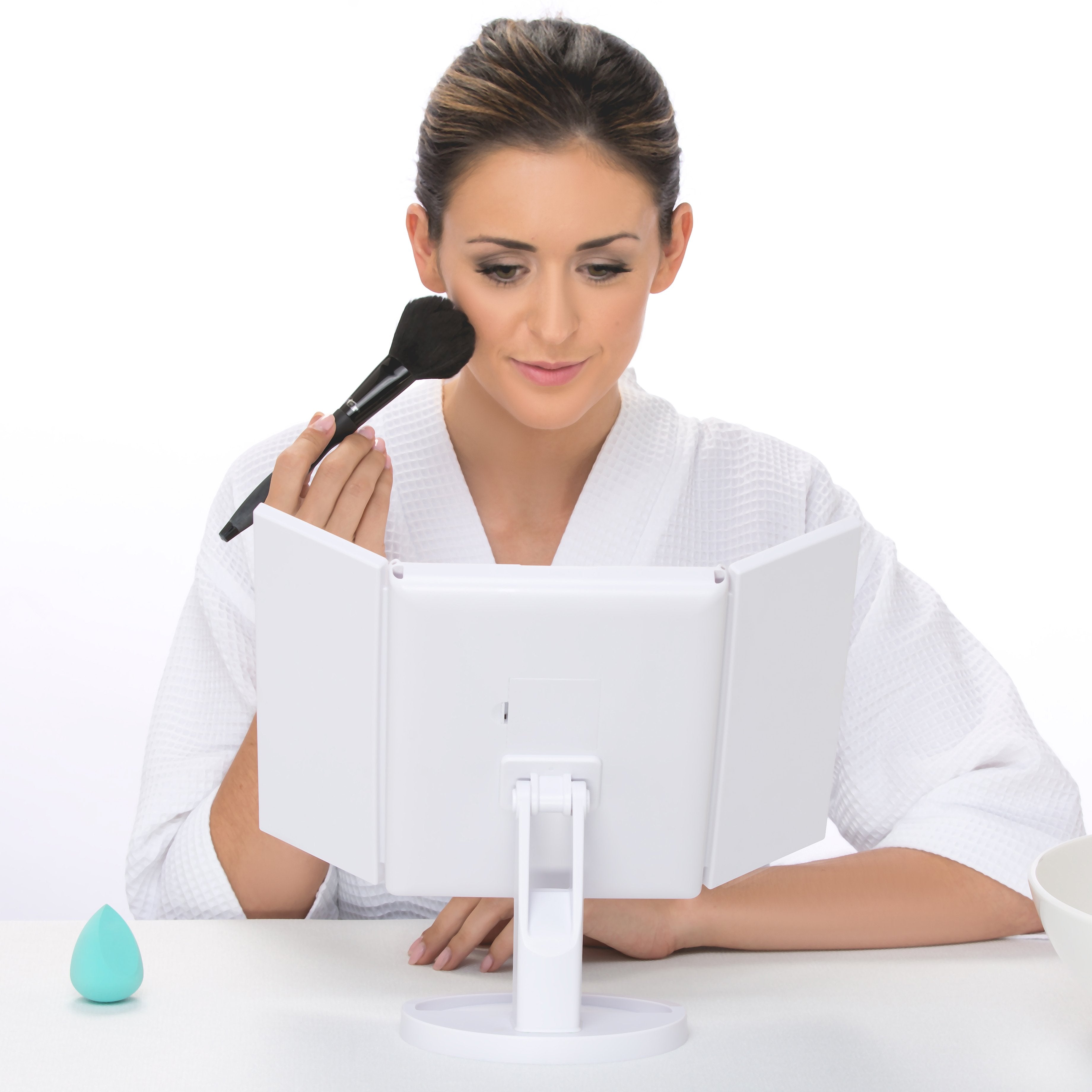 LIT by Prosper Beauty (LED Panoramic Vanity Mirror - White)
