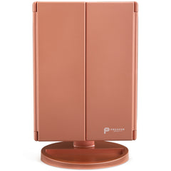 LIT by Prosper Beauty (LED Panoramic Vanity Mirror - Rose Gold)