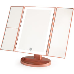 LIT by Prosper Beauty (LED Panoramic Vanity Mirror - Rose Gold)