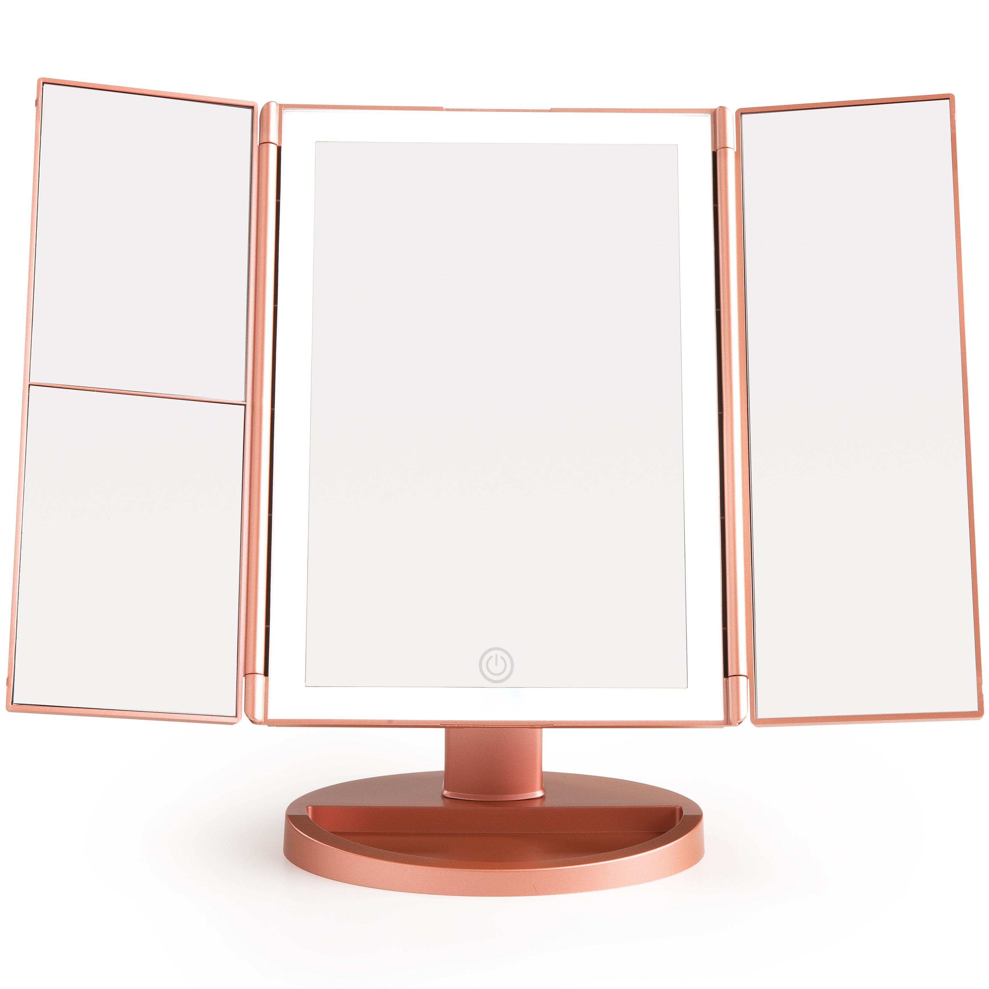 LIT by Prosper Beauty (LED Panoramic Vanity Mirror - Rose Gold)