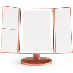 LIT by Prosper Beauty (LED Panoramic Vanity Mirror - Rose Gold)