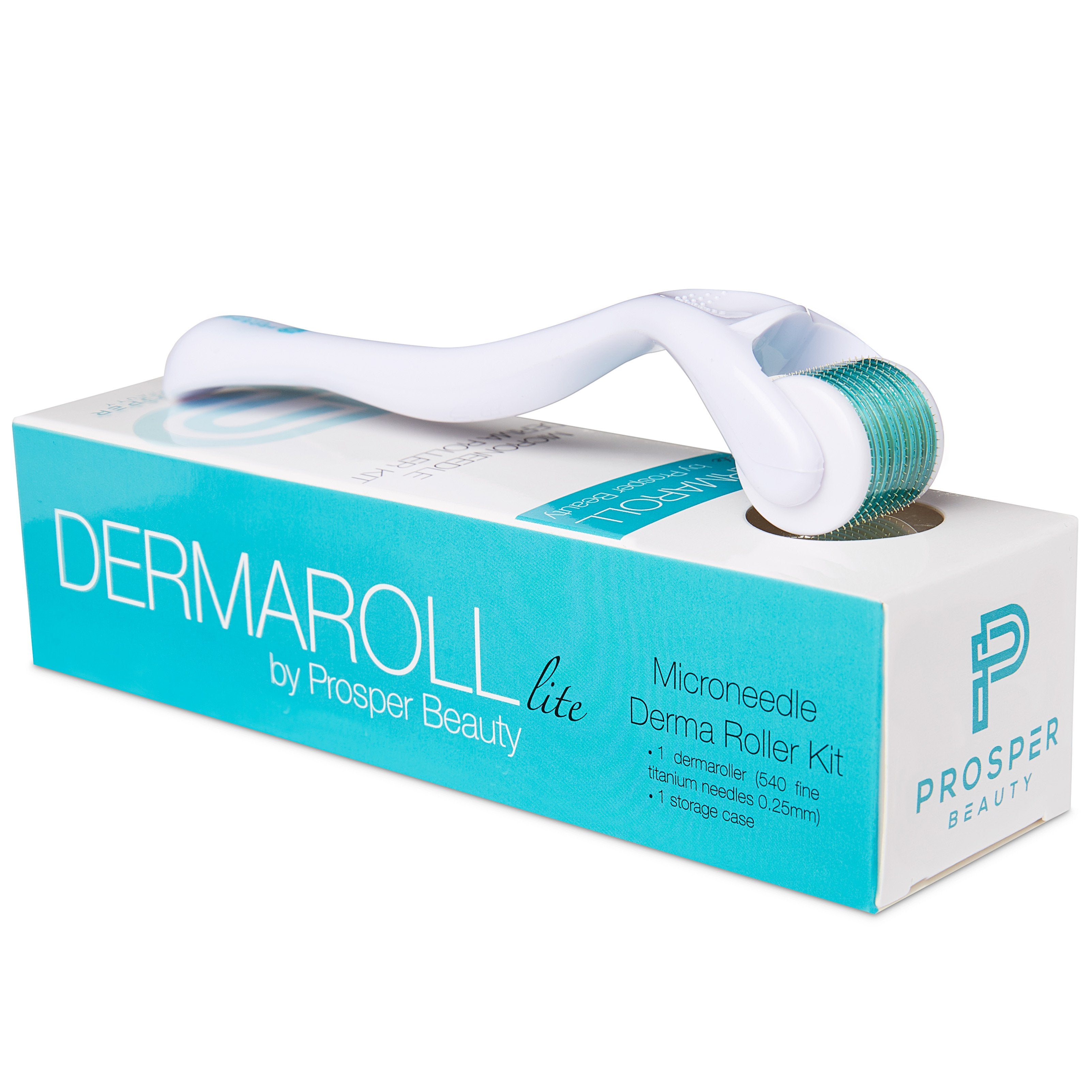 DERMAROLL LITE by Prosper Beauty (Microneedle Derma Roller Kit 0.25mm)