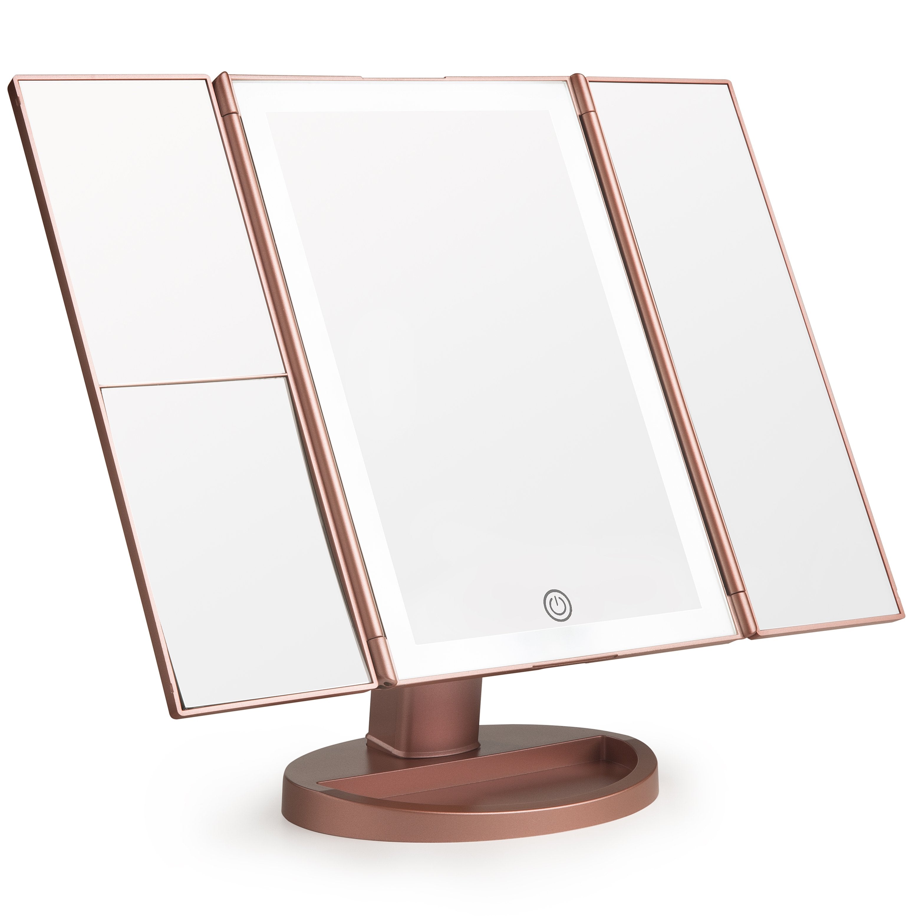 LIT by Prosper Beauty (LED Panoramic Vanity Mirror - Rose Gold)